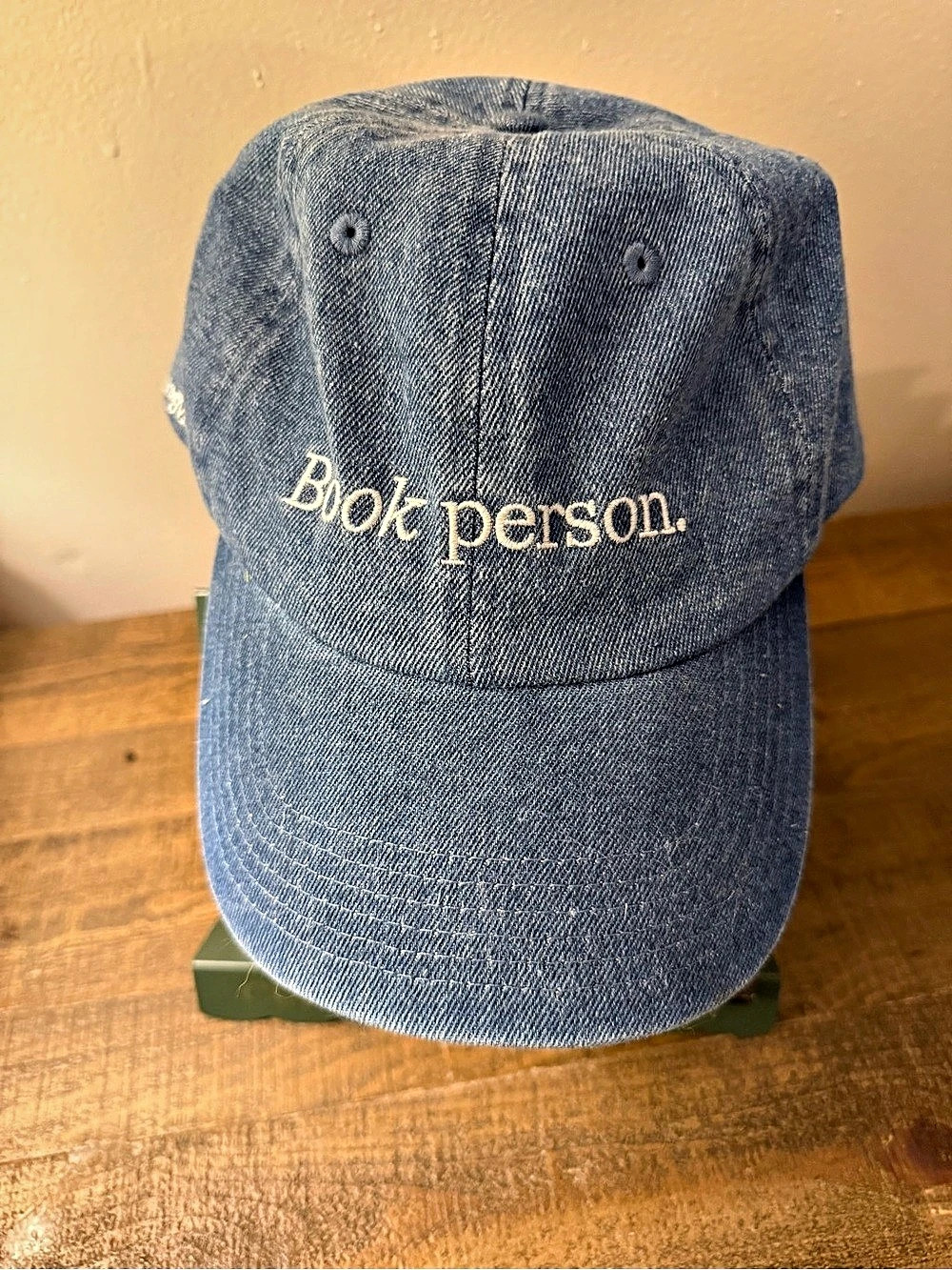 Book of the Month Book Person Blue Baseball Cap Like New